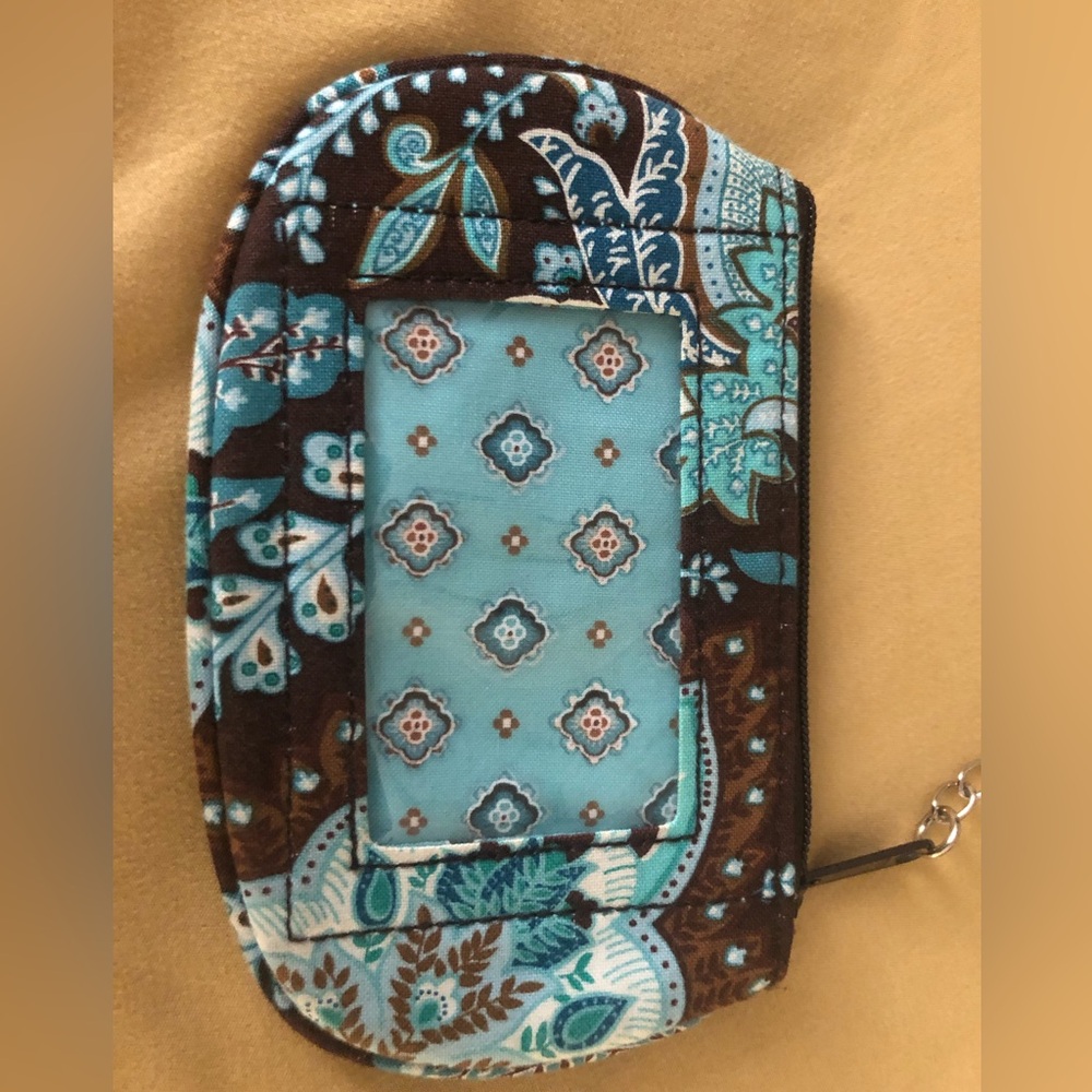 Vera Bradley coin wallet with I.d slot